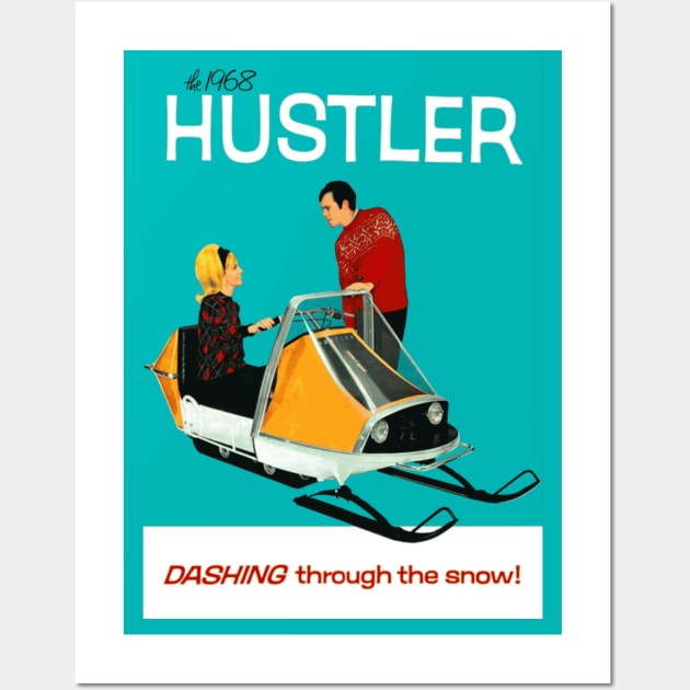 Hustler Snowmobile Wall Art by Midcenturydave